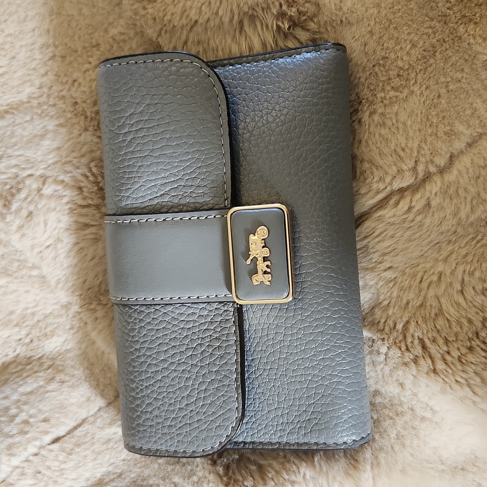 Beautiful leather coach wallet